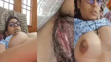 Young Desi virgin demonstrates her hairy XXX pussy to the horny stud