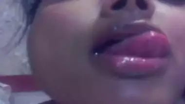 Self-shot masturbation video with nast Indian...