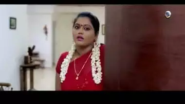 Red saree busty aunty