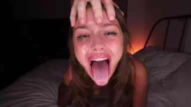 HE DELETED MY THROAT! extreme sloppy deepthroat, fuck with cum on face