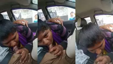 Tamil bf of a lady sucking her husband’s dick in the car