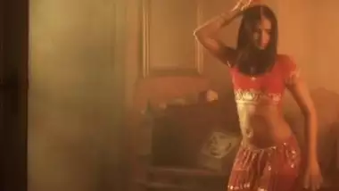 Cute Brunette Babysitter Belly Dancing For You...